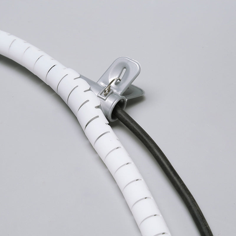 CABLE GRILLE ORGANIZER CABLE COVER 3M WHITE | LARGE SET Color white