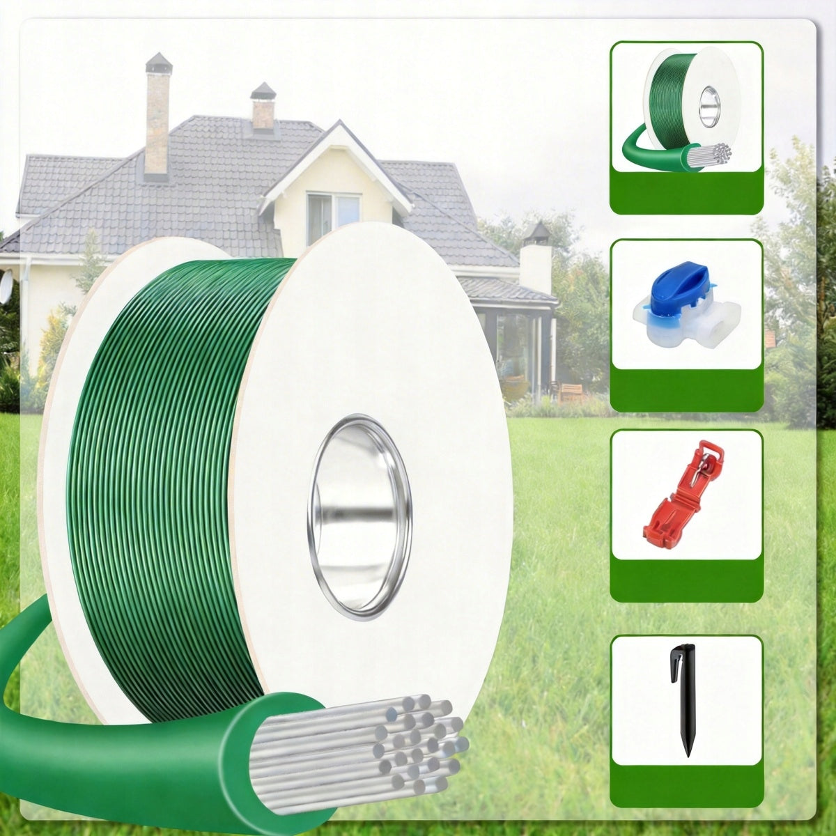 CABLE LIMITING CABLE FOR ROBOT MOWER 100m THICK 2.7mm +50pins Brand no brand