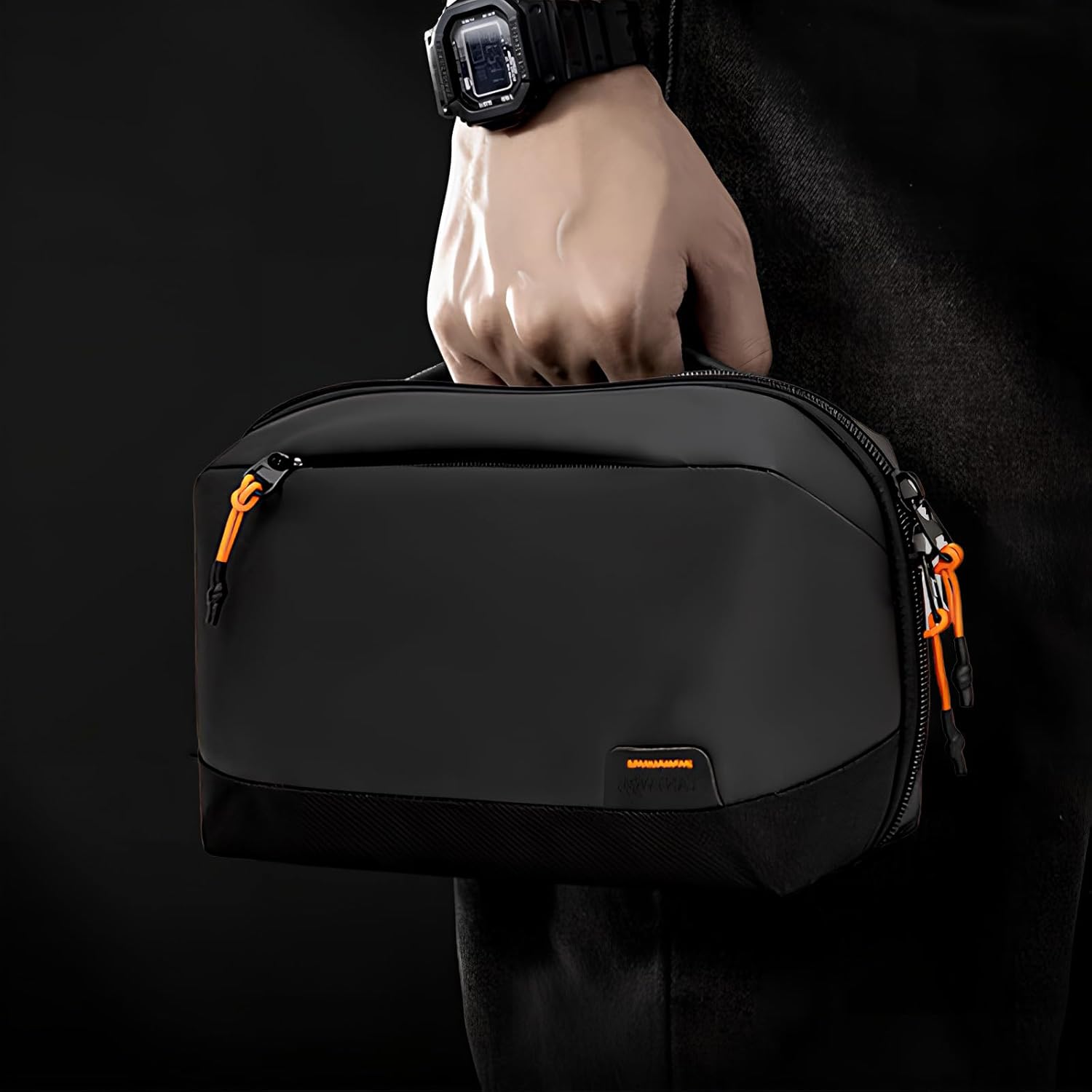CABLE ORGANIZER AND AKCESORIA TRAVEL CASE WATERPROOF BLACK Packaging status original