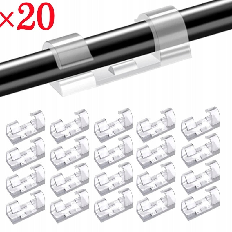 CABLE ORGANIZER CABLE CLIP HOLDER 26MM 6MM 20 PCS Brand no brand