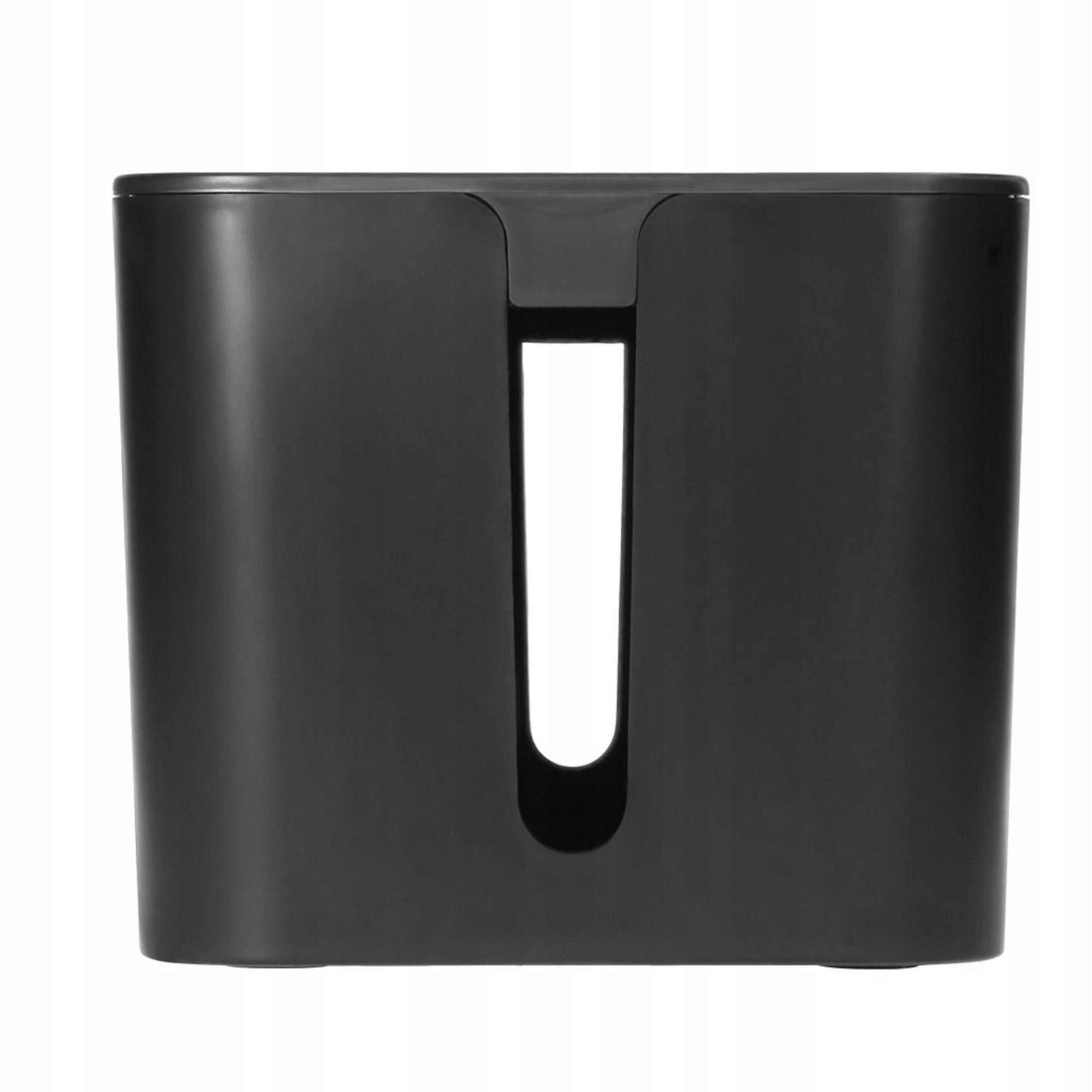 CABLE ORGANIZER CONTAINER CABLE BOX SLATS BOX BLACK L 40cm EAN (GTIN) 5908254806070