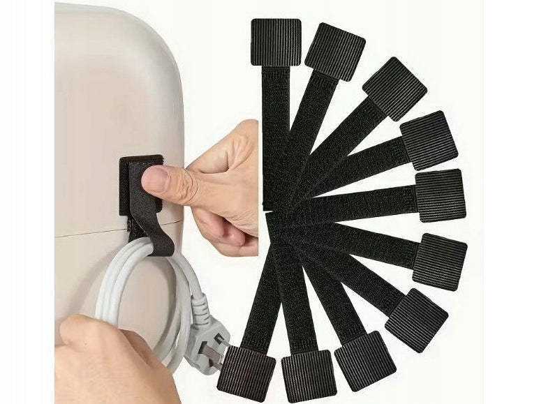 CABLE ORGANIZER VELCRO TAPE BAND FOR FIXING SELF-ADHESIVE CABLES 10