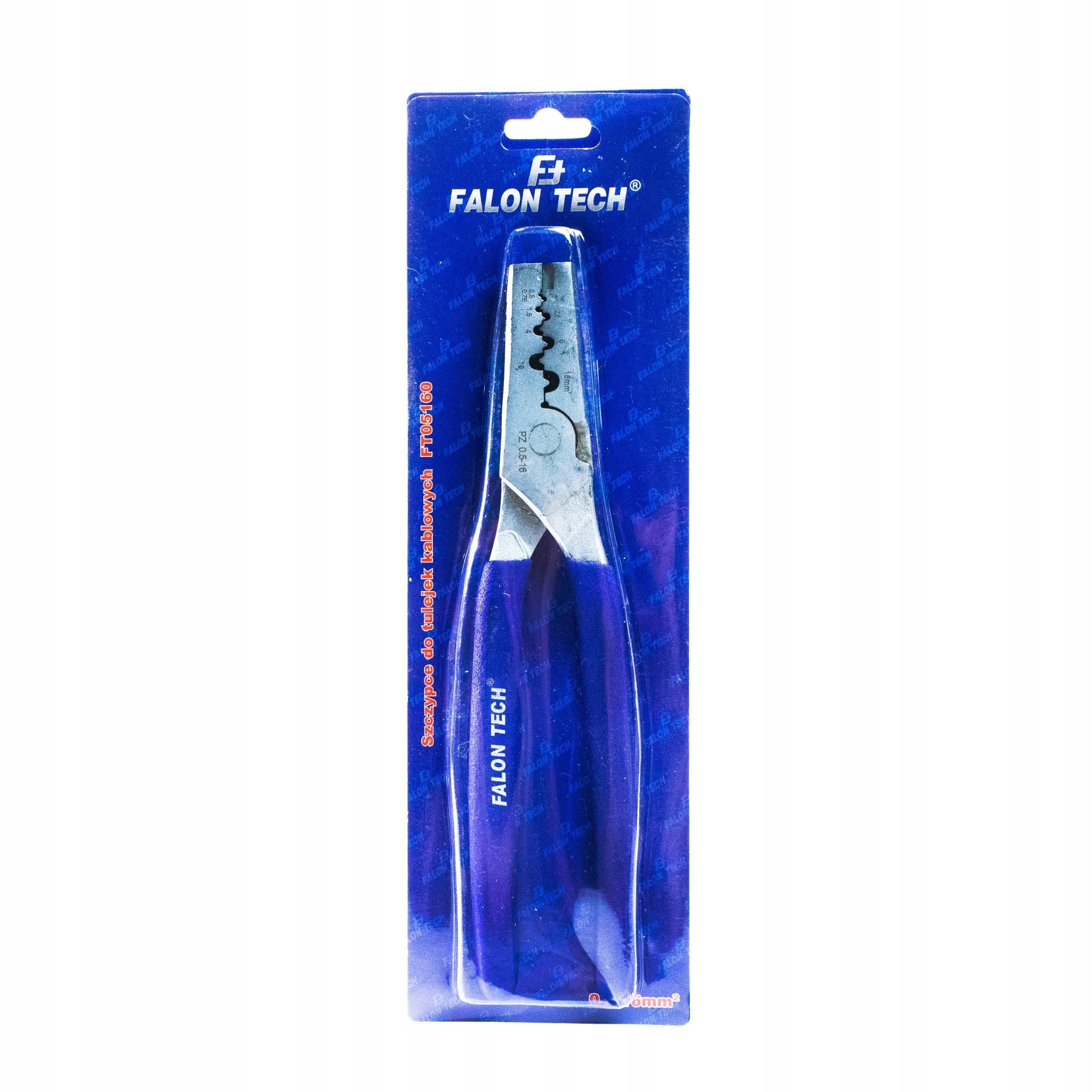 CABLE SLEEVE CRIMPING PLIERS 0,5-16mm2 Brand Falon-Tech