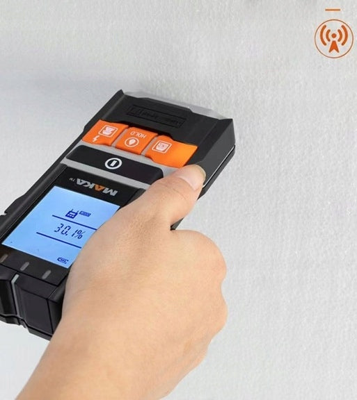 CABLE WIRE DETECTOR WALL METAL PIPE DETECTOR + HUMIDITY METER Maximum depth of measurement for copper and non-ferrous metals 100 mm
