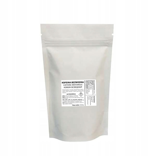 CAFFEINE ANHYDROUS POWDER 1KG 1000G 100% CAFFEINE Serving size 0.02 g