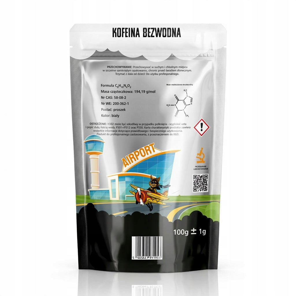 CAFFEINE Anhydrous 100g Powder CSPC HIGH QUALITY Packaging status original
