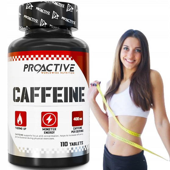 CAFFEINE tablets strong thermogenic PRE-WORKOUT ProActive 110 tab