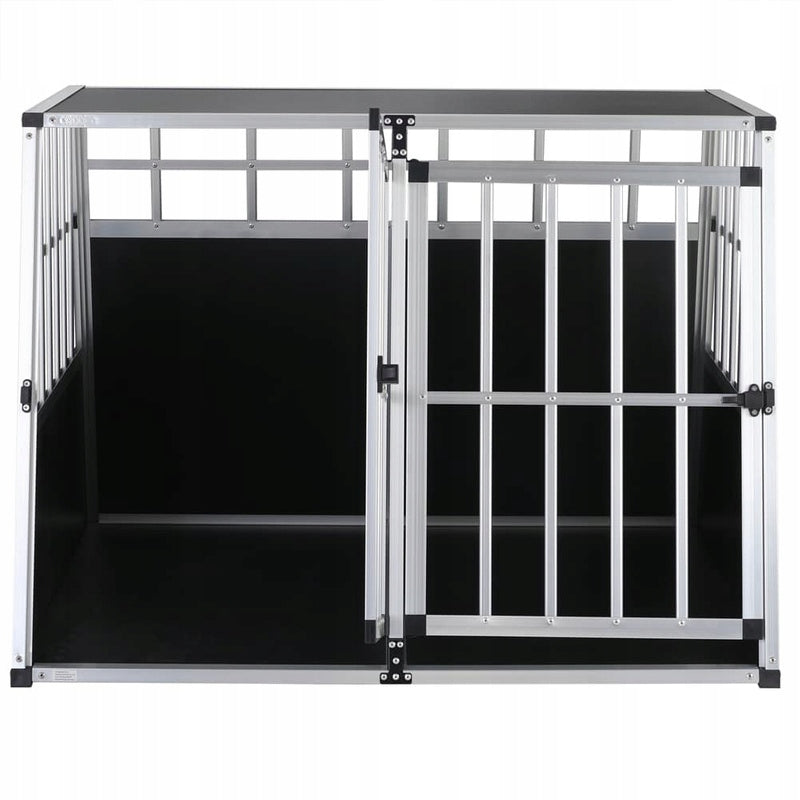 CAGE TRANSPORTER FOR DOG ALUMINUM 97x90x70cm Additional features none