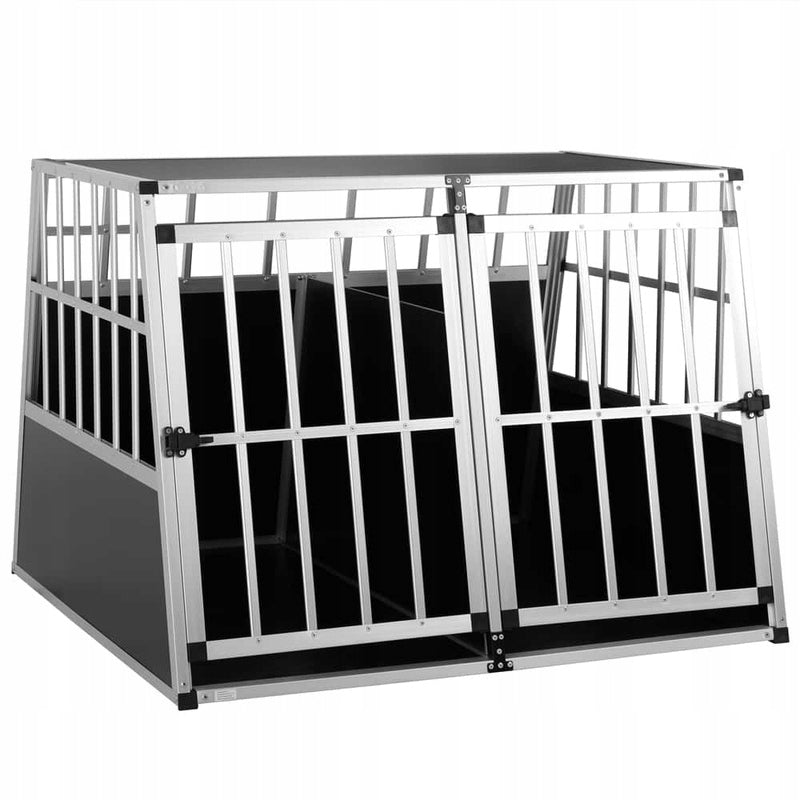 CAGE TRANSPORTER FOR DOG ALUMINUM 97x90x70cm