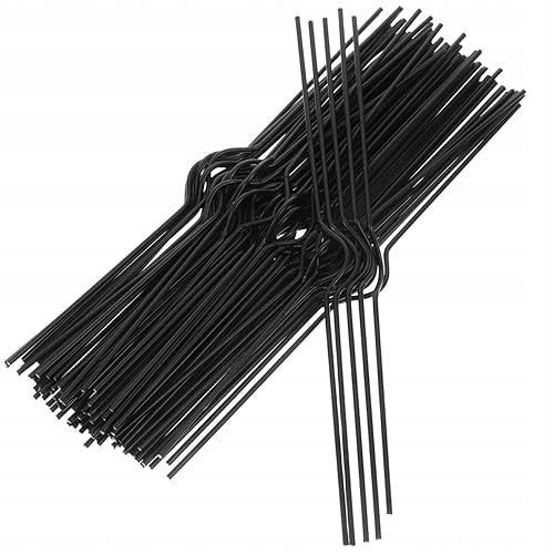 CALENDAR HOOKS BLACK SPIRAL REMOVABLE HANGERS 100 PCS.