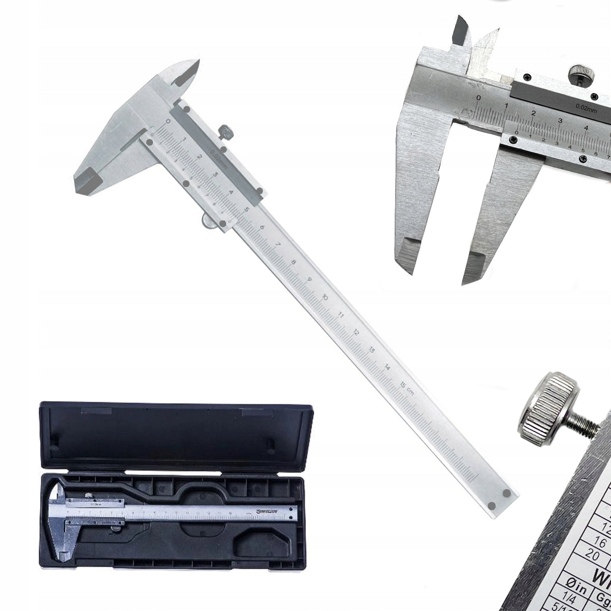 CALIPER 150 MM NONIUS ANALOGUE TRADITIONAL CASE STANDARD SVC0115