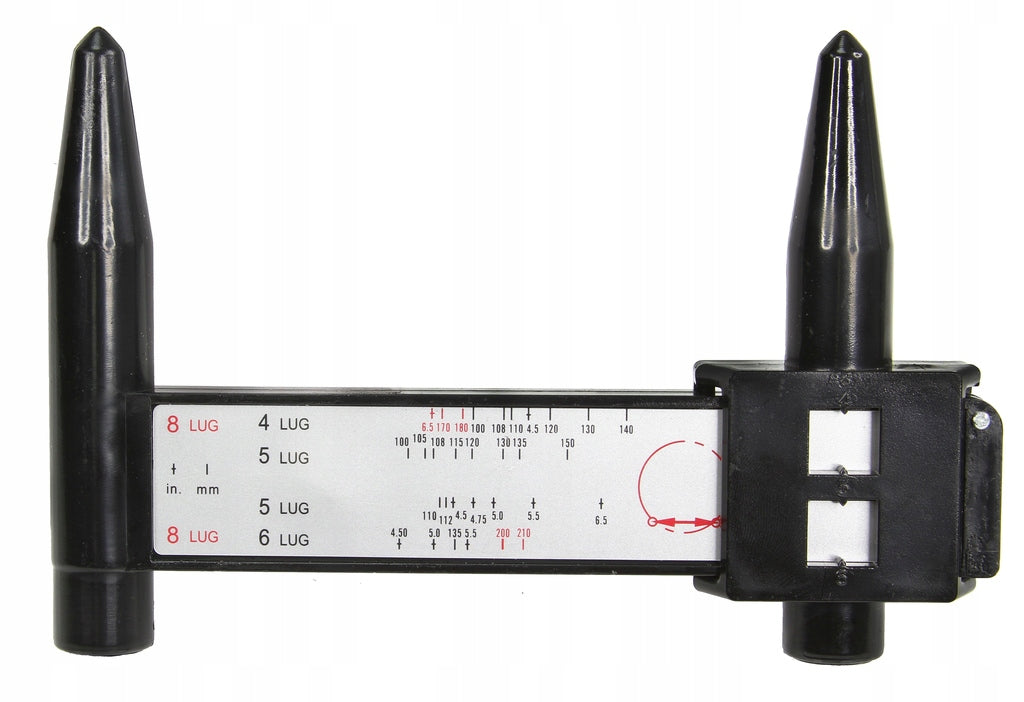CALIPER METER FOR MEASURING THE SPACING OF WHEEL BOLTS Packaging status original
