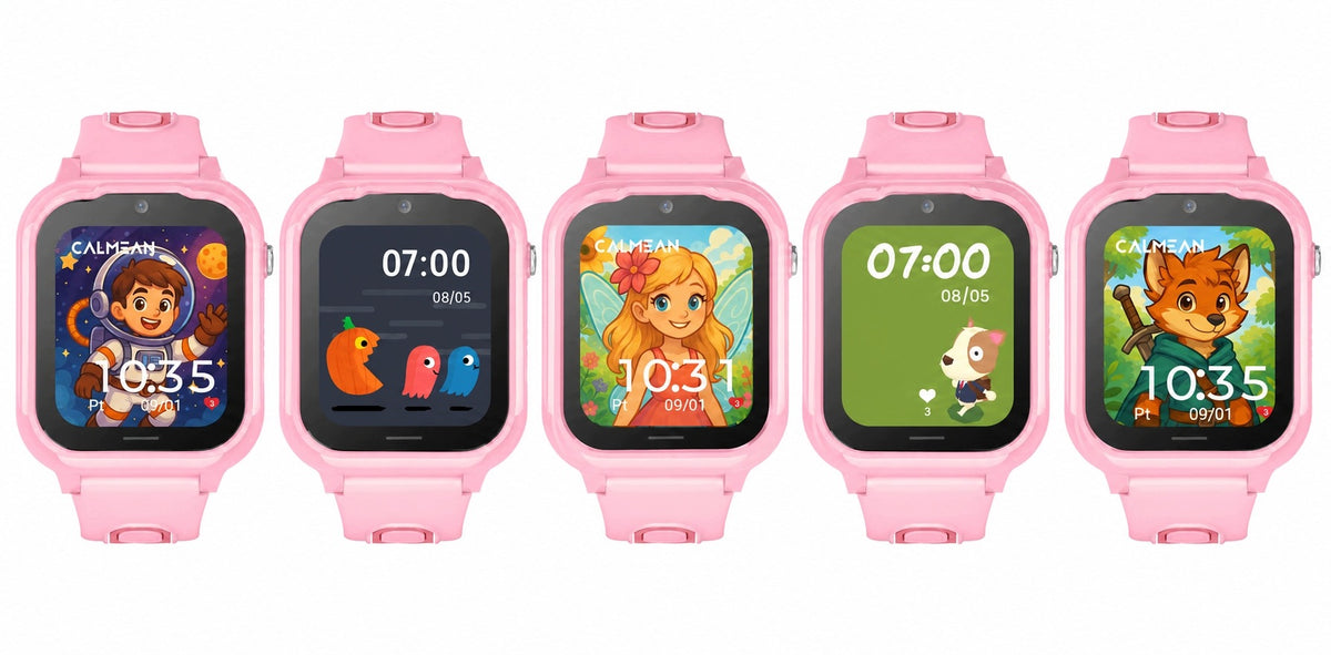 CALMEAN Smartwatch for Kids Video 2 GPS 4G Video Call SOS IP67 Brand CALMEAN