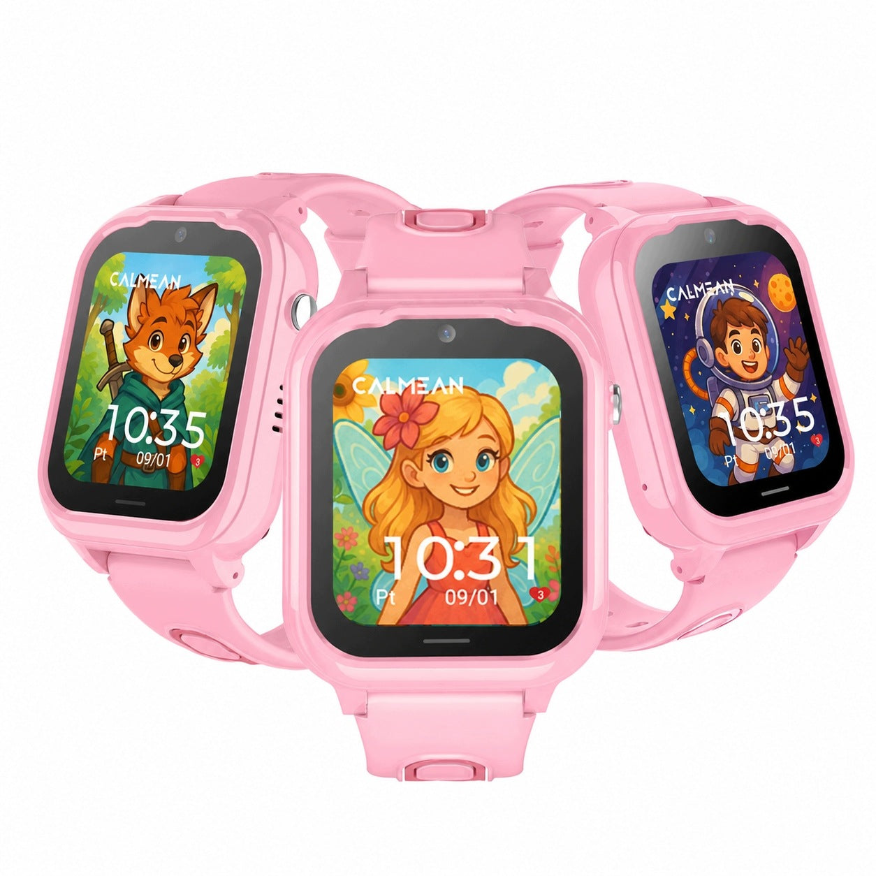 CALMEAN Smartwatch for Kids Video 2 GPS 4G Video Call SOS IP67 Packaging status original