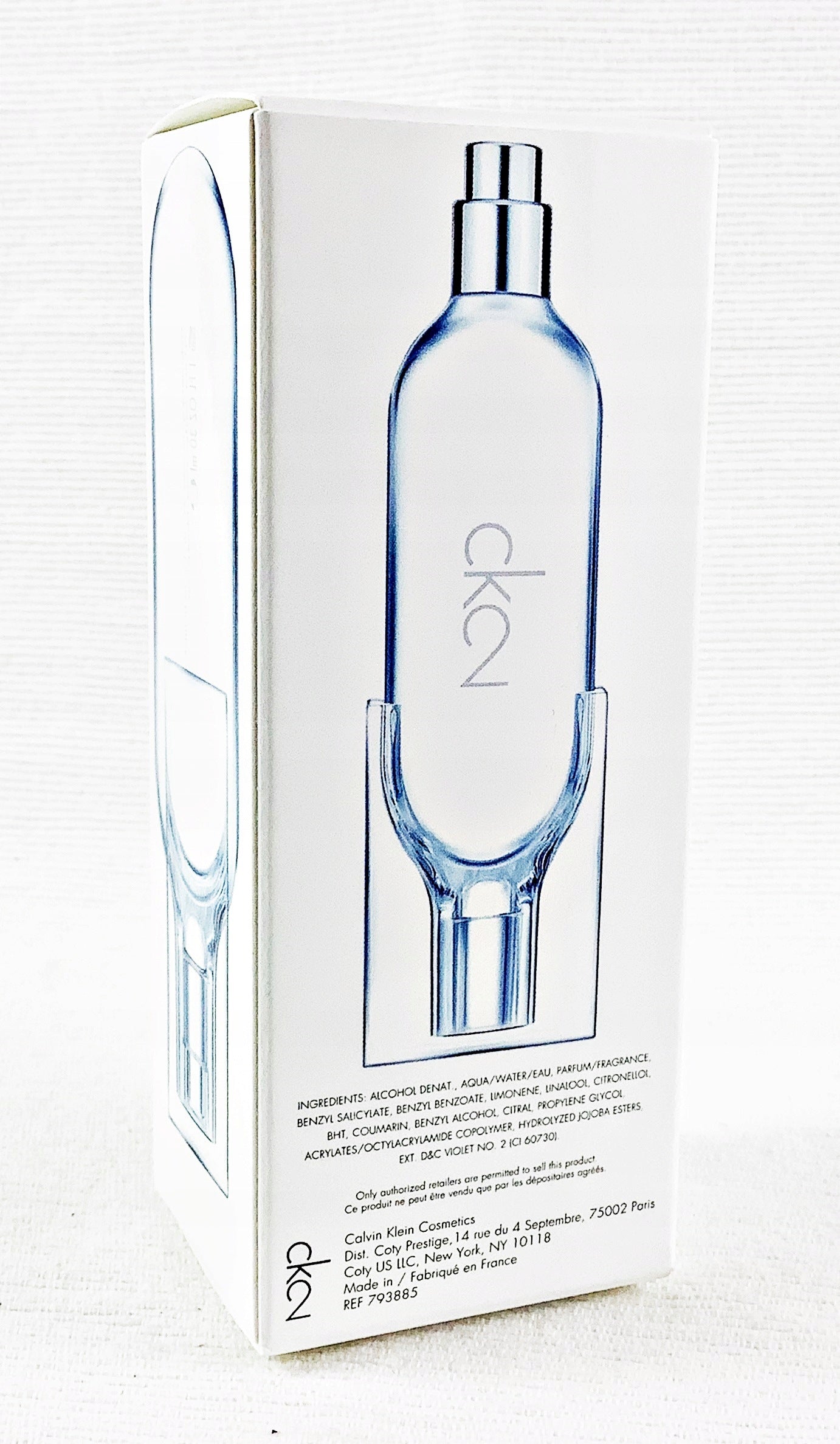 CALVIN KLEIN CK2 30 ML EAU DE TOILETTE CK 2 UNIQUE Manufacturer code 737052896137
