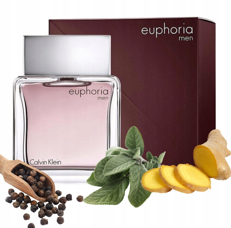 CALVIN KLEIN EUPHORIA MEN 100ML ORIGINAL MEN'S PERFUME EAU DE TOILETTE