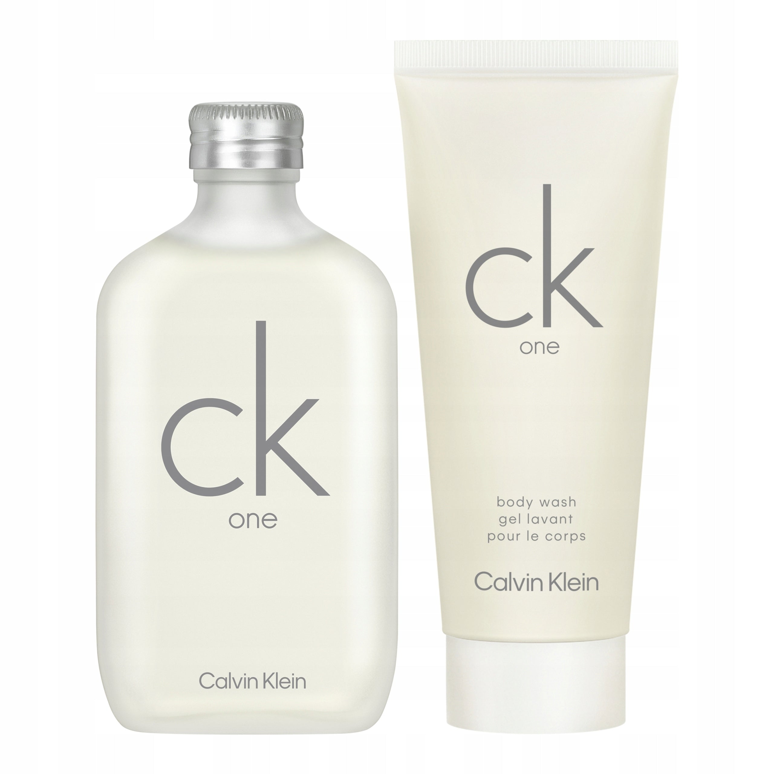 CALVIN KLEIN ONE set: eau de toilette unisex 50ml shower gel 100ml Packaging status original