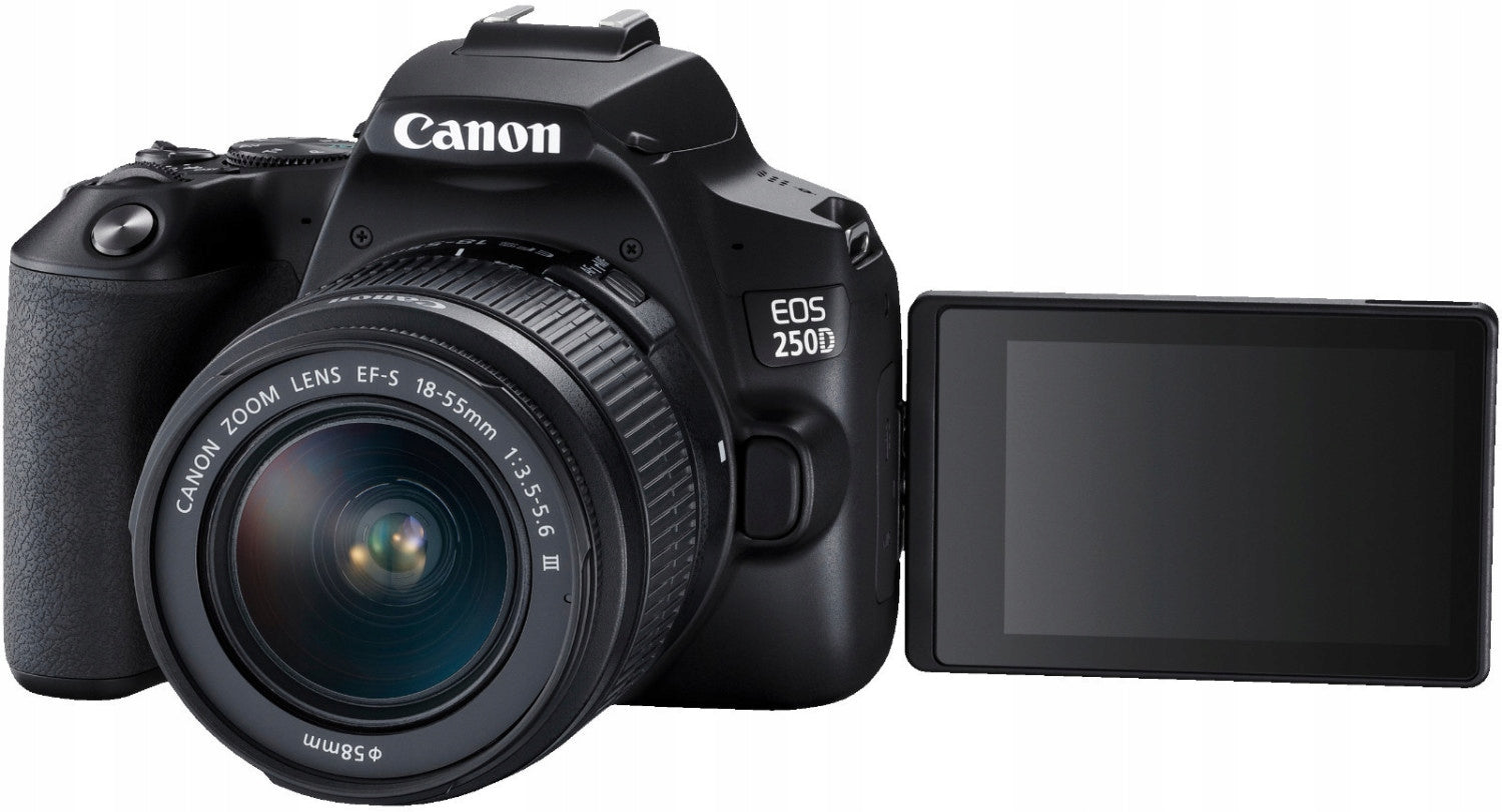 CAMERA CANON EOS 250D + 18-55 f 3.5-5.6 DC III Brand Canon