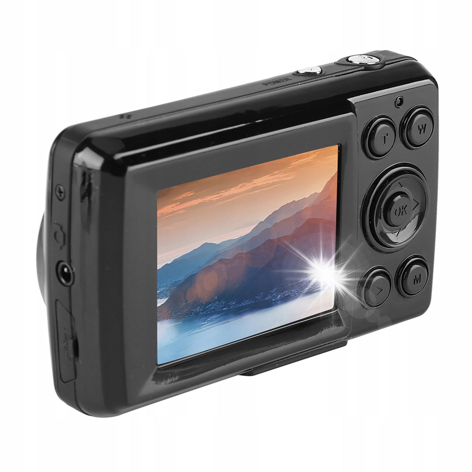 CAMERA DIGITAL CAMERA 4X ZOOM 16MP BLACK