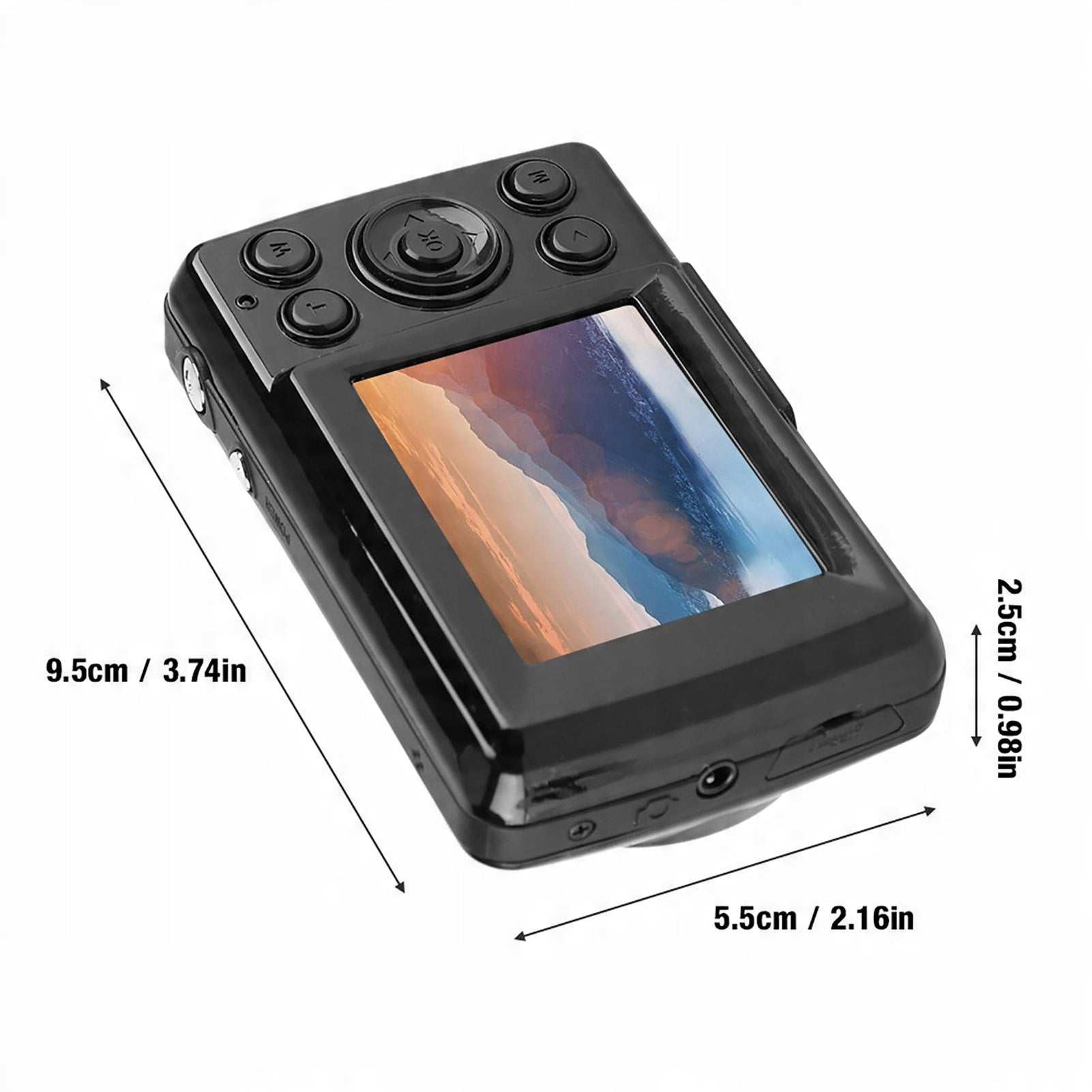 CAMERA DIGITAL CAMERA 4X ZOOM 5MP Batteries included no