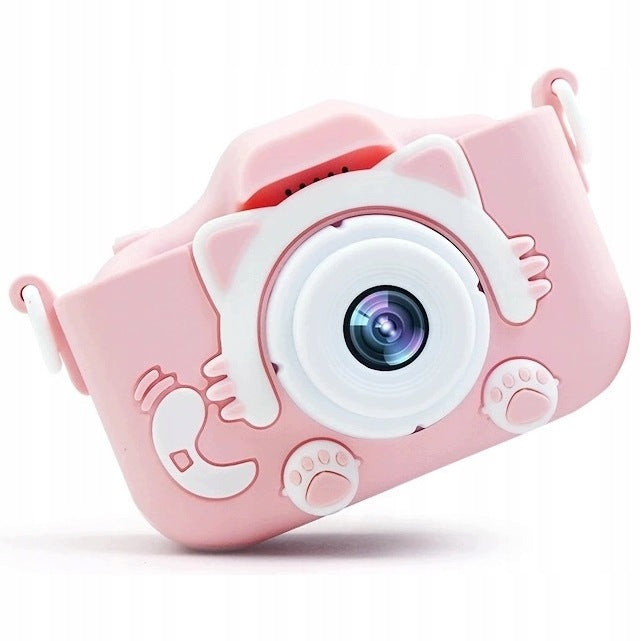 CAMERA DIGITAL CAMERA FOR CHILDREN KITTY FULL HD 1080P + GAMES TOY GIFT