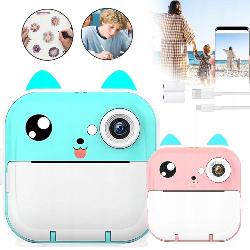 CAMERA, INSTANT CAMERA, PHOTO PRINTER, CHILDREN