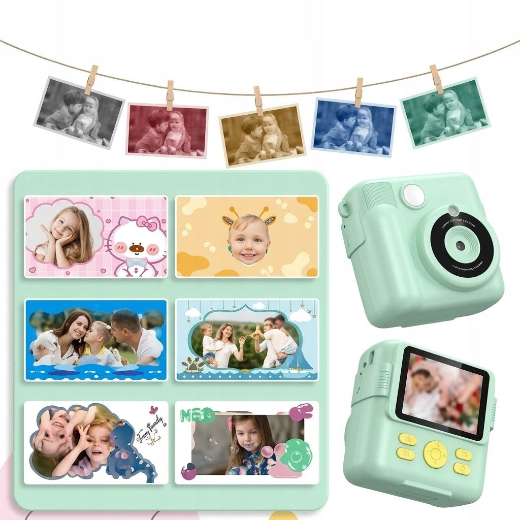 CAMERA INSTANT PRINT MINI PRINTER CAMERA GAMES KIDS