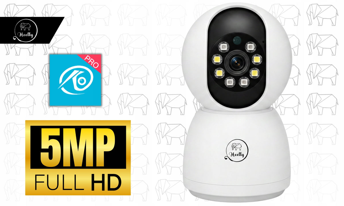 CAMERA IP 5MP ZOOM INDOOR ROTATING WIFI ALARM DETECTION FHD SMART Packaging status original
