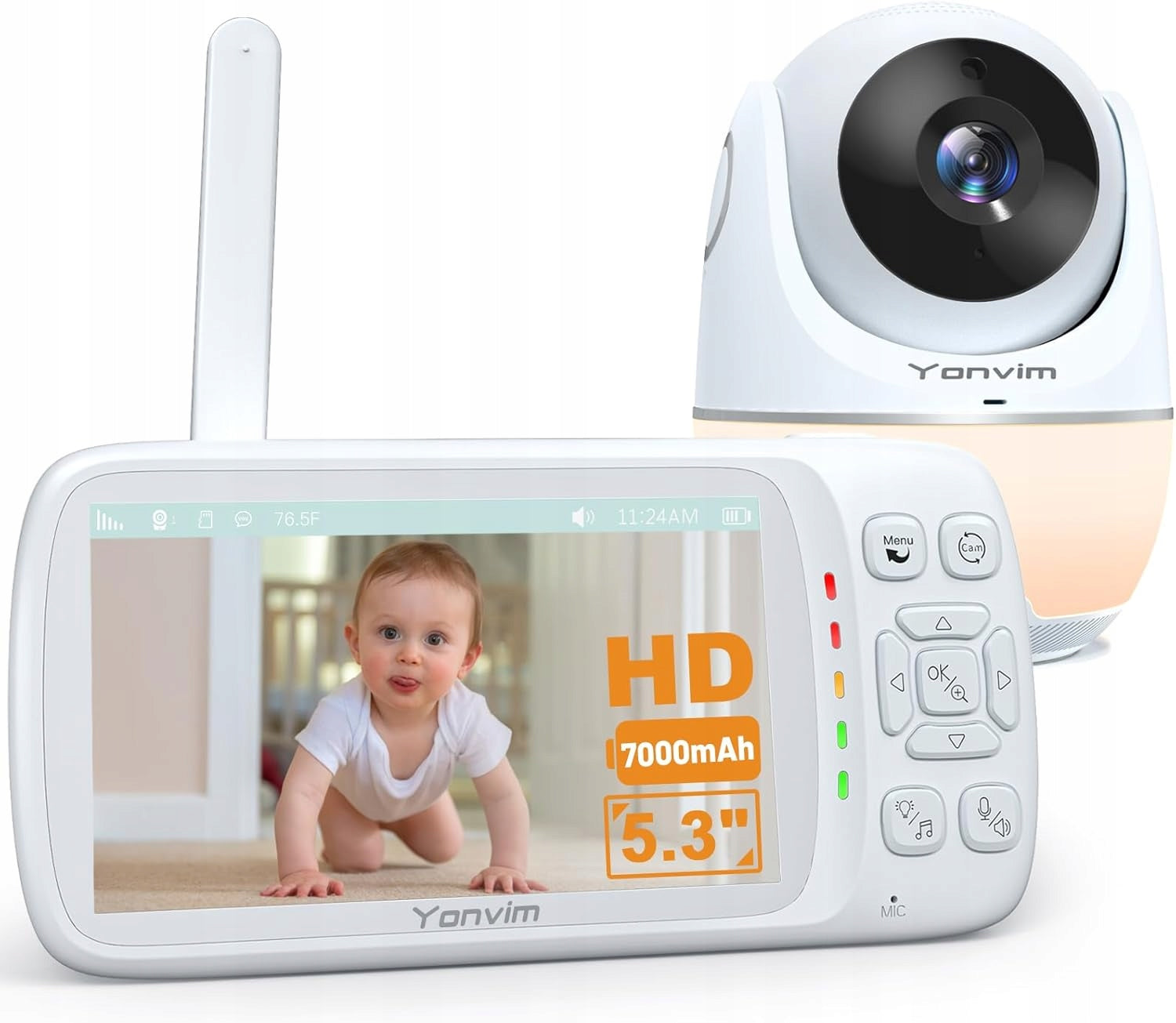 CAMERA MONITOR BABY MONITOR YONVIM BM07 VIDEONIA
