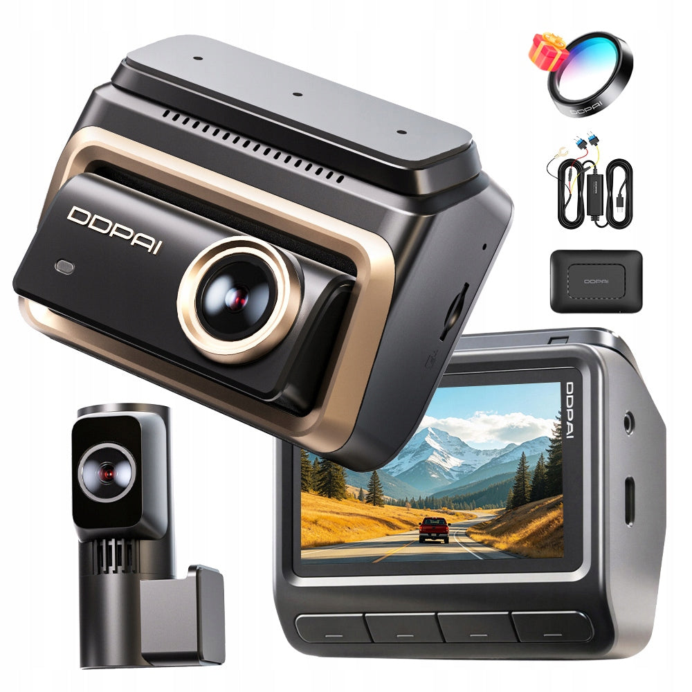 CAMERA VIDEO RECORDER DDPAI Z90 MASTER 4K HDR FRONT + REAR + 4G MODULE