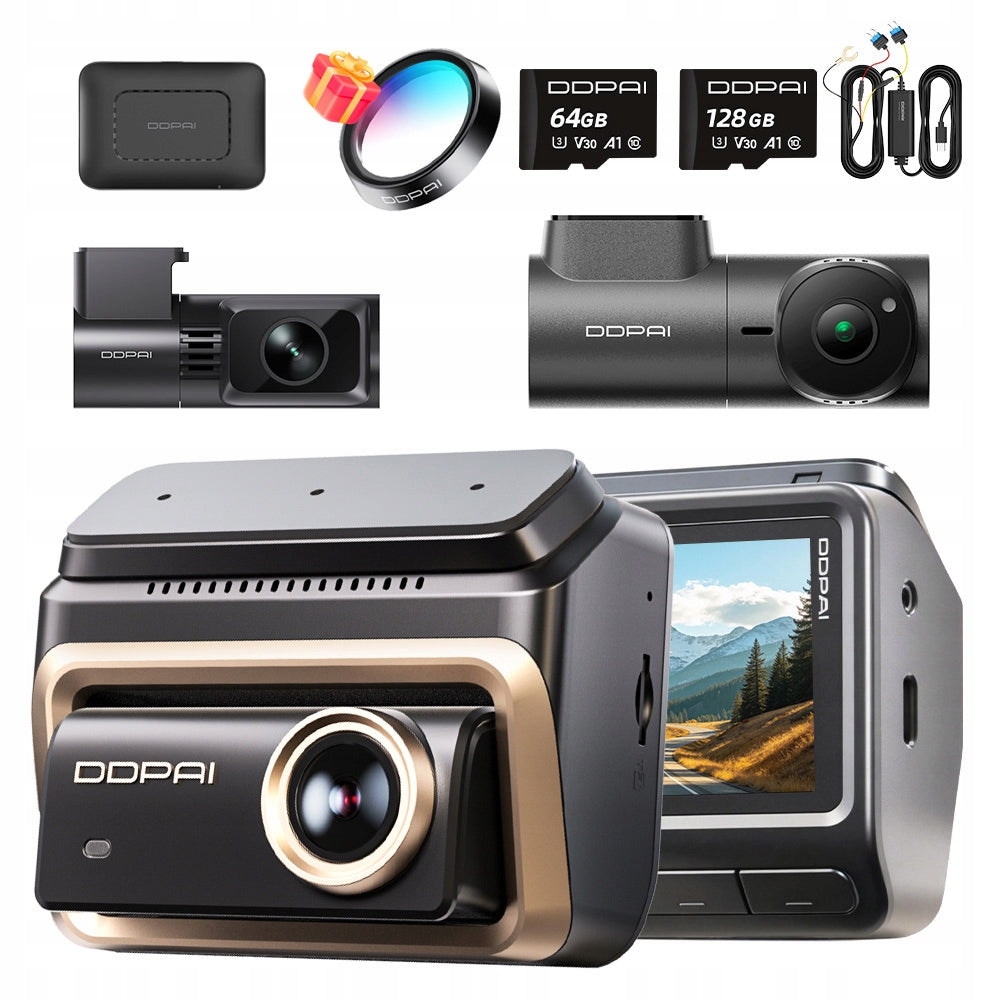 CAMERA VIDEO RECORDER DDPAI Z90 MASTER 4K +MINI3X+REAR+MODULE 4G SET