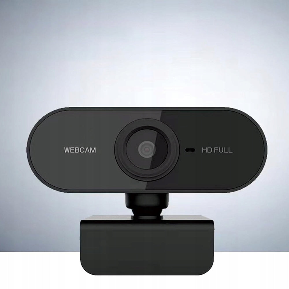 CAMERA WITH MICROPHONE FOR DESKTOP PC AND LAPTOP 1080P HD ROTATION 360° BLACK Manufacturer code 6PC0111BKMD
