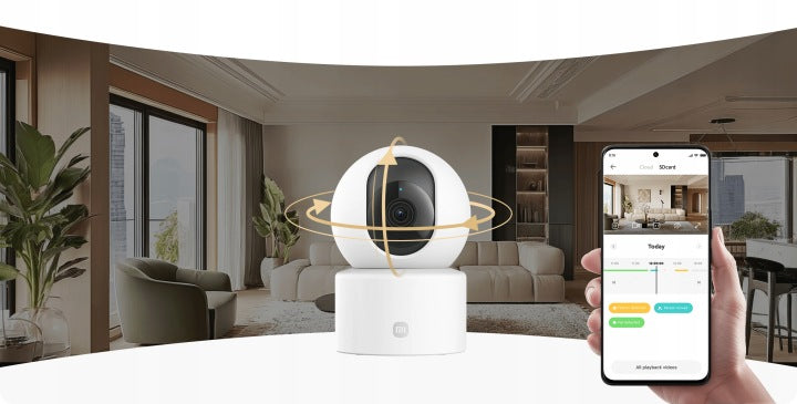 CAMERA XIAOMI HOME CAMERA ROTATING INTERNAL WIFI FullHD 360 SMART C201 Brand Xiaomi