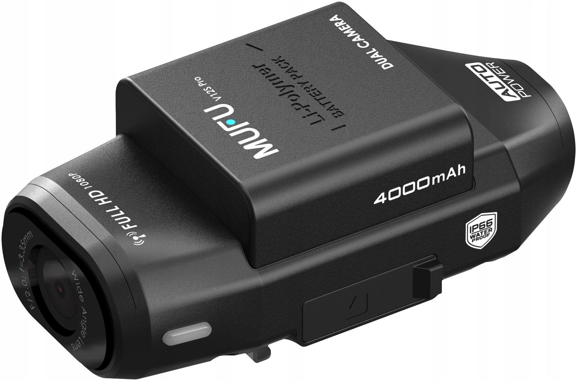 CAMERA video recorder for motorcycle MUFU V12S pro Two cameras 1080p 30fps Packaging status original