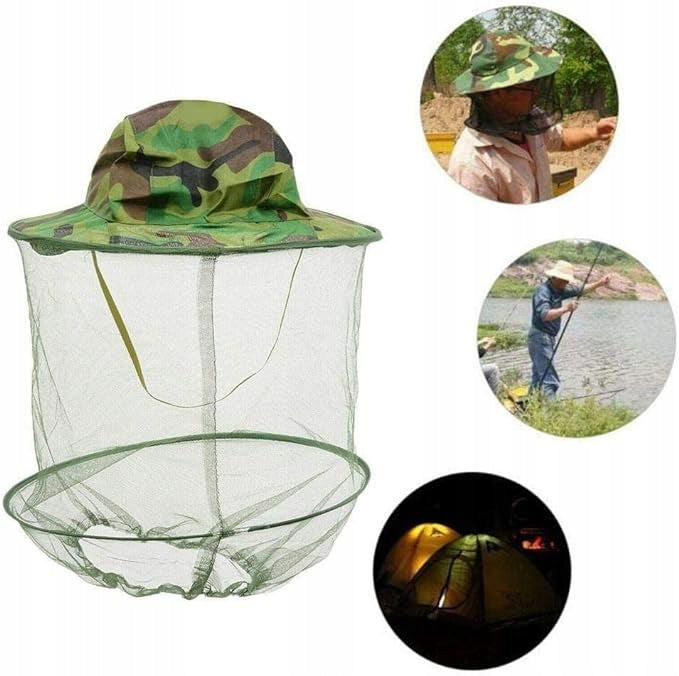 CAMO BEEKEEPING FOLDING HAT WITH MOSQUITO NET INSECTS Packaging status original