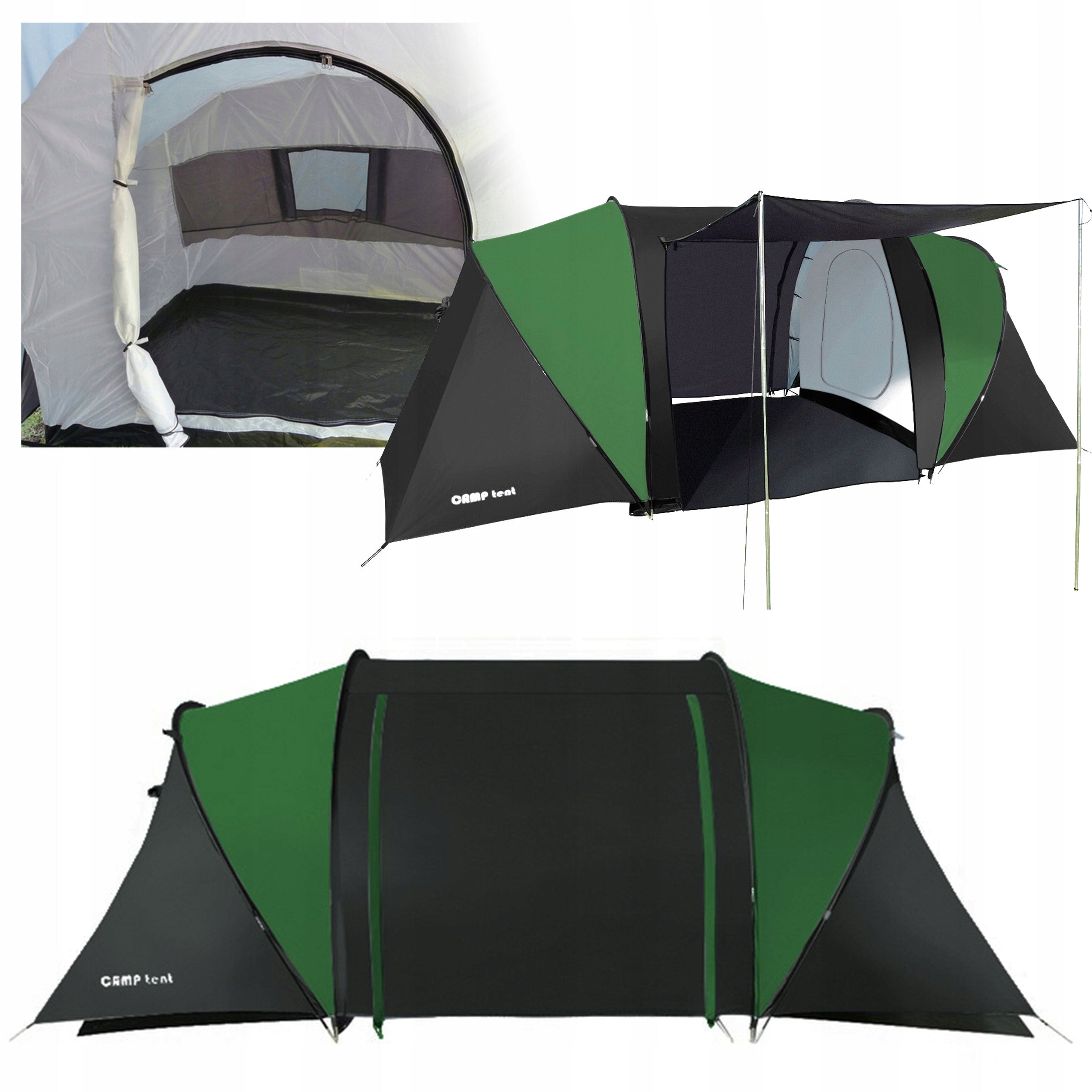 CAMP.tent.tent for 4 people.with large vestibule