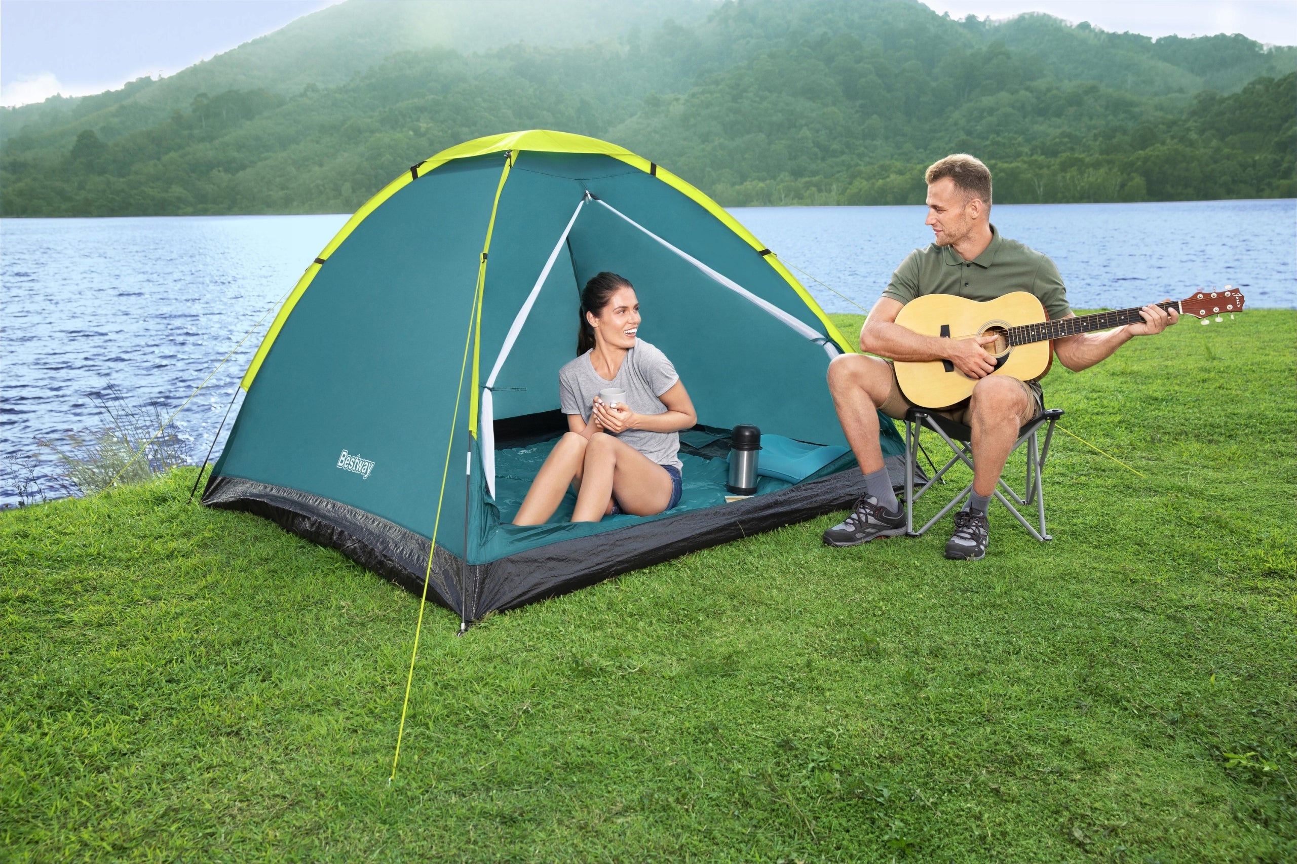 CAMPING DOUBLE TENT WITH BAG 205x145cm BESTWAY 68084 Manufacturer code 68084
