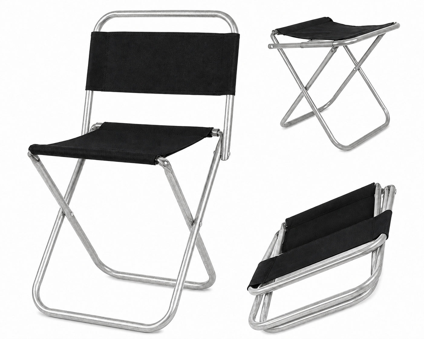 CAMPING FISHING FOLDING HIKING CHAIR WITH BACKREST Packaging status original