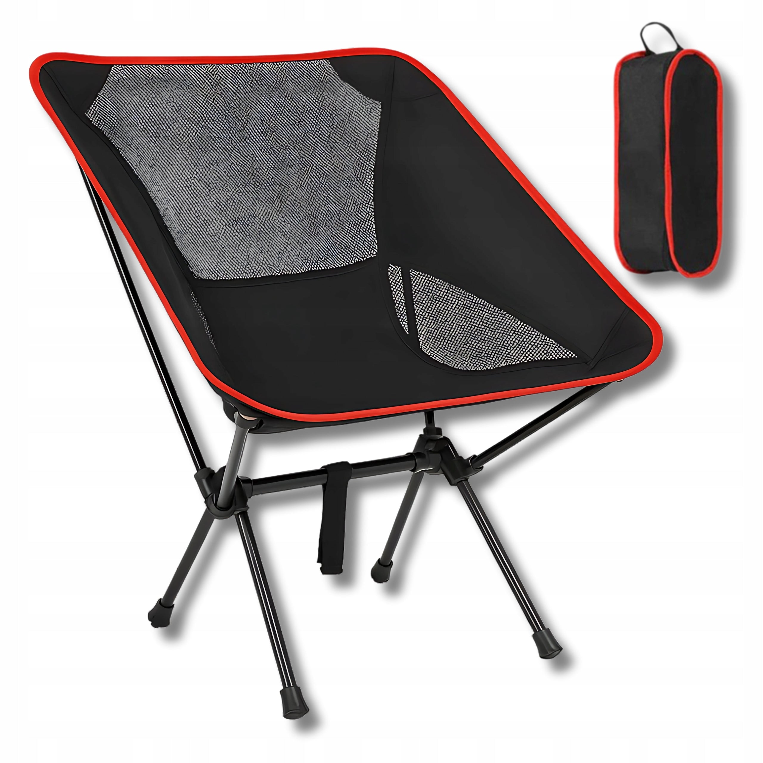 CAMPING HIKING CHAIR FOLD-OUT COMFORTABLE FOR FISHING 120KG