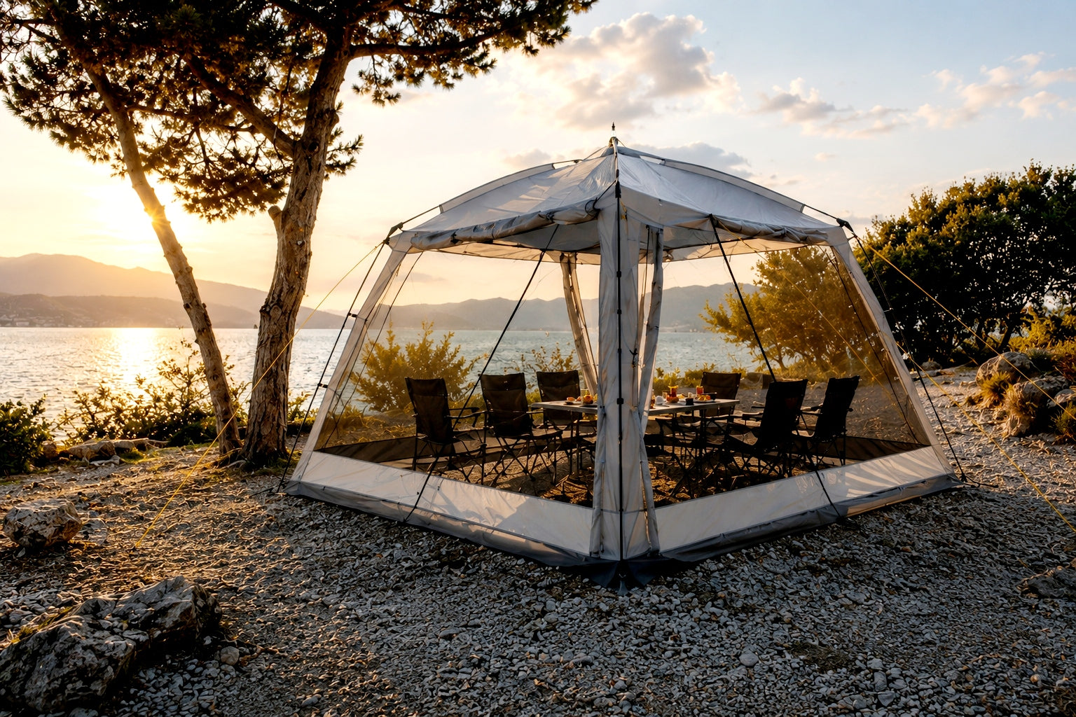 CAMPING PAVILION GARDEN VESTIBULE SOHO XXXL 400x300CM VIBRA CAMPING Model SKANDIKA 16084