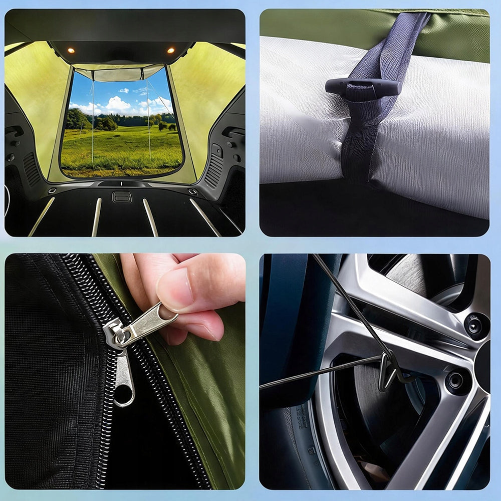 CAMPING TENT FOR CAR TRUNK 120X120CM Waterproofness 5000 mm