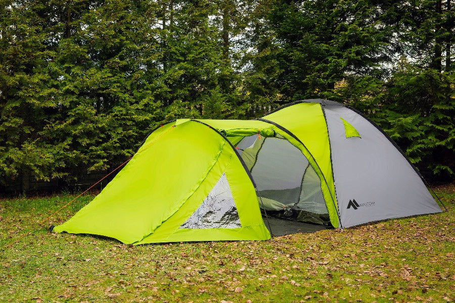 CAMPING TENT LARGE 4-PERSON IGLO 215x460cm WITH VESTIBULE Manufacturer code NC6012