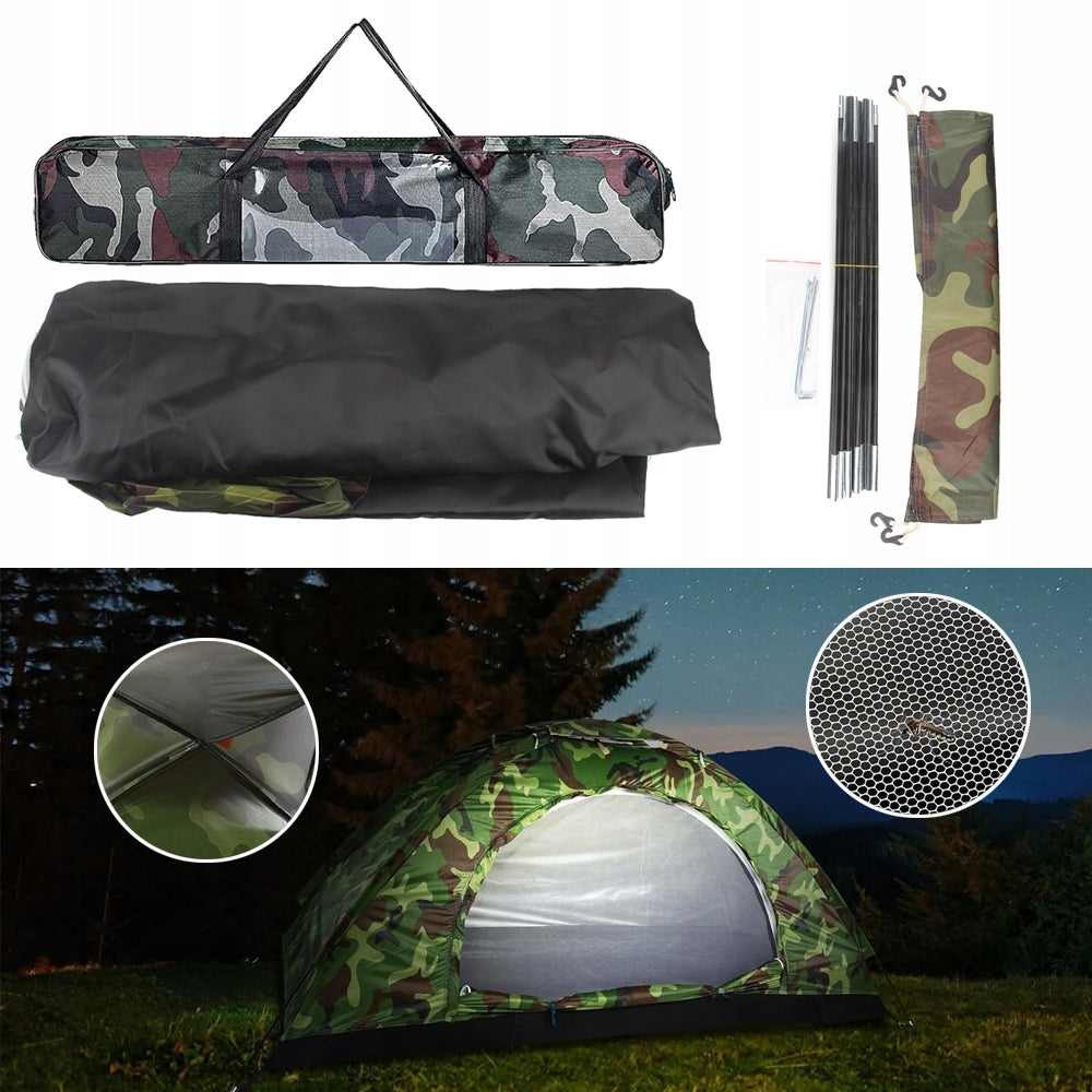 CAMPING TENT, OUTDOOR PORTABLE FISHING SHELTER, TWO PEOPLE