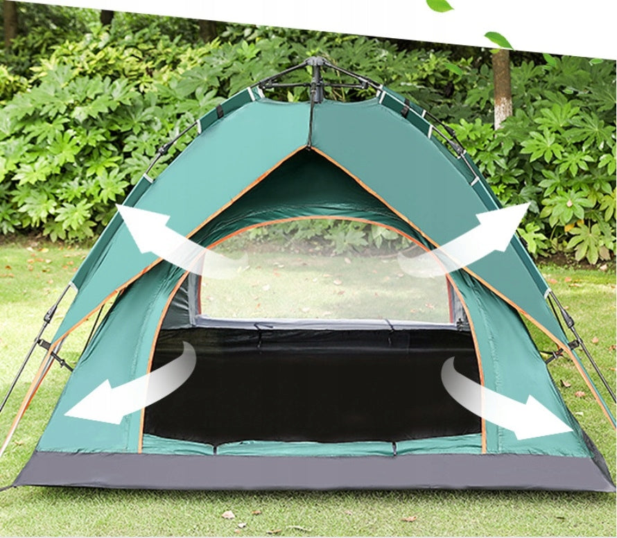 CAMPING TENT SELF-FOLDING TOURIST 200x200x145CM 4 PERSONS Brand Perfectlife