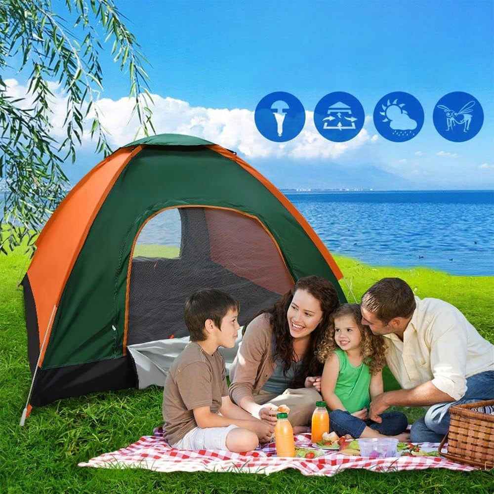 CAMPING TENT SELF-FOLDING WATERPROOF FOLDING 3 PERSONS BEFORE UV Manufacturer code Namiot dla 2-3 osób