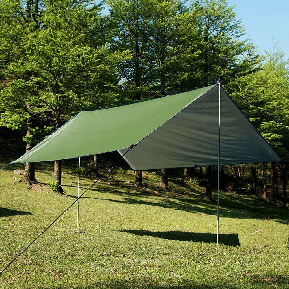 CAMPING TENT TARPAULIN, WATERPROOF FLOOR TARPAULIN, FOLDABLE Additional features sun protection wind protection