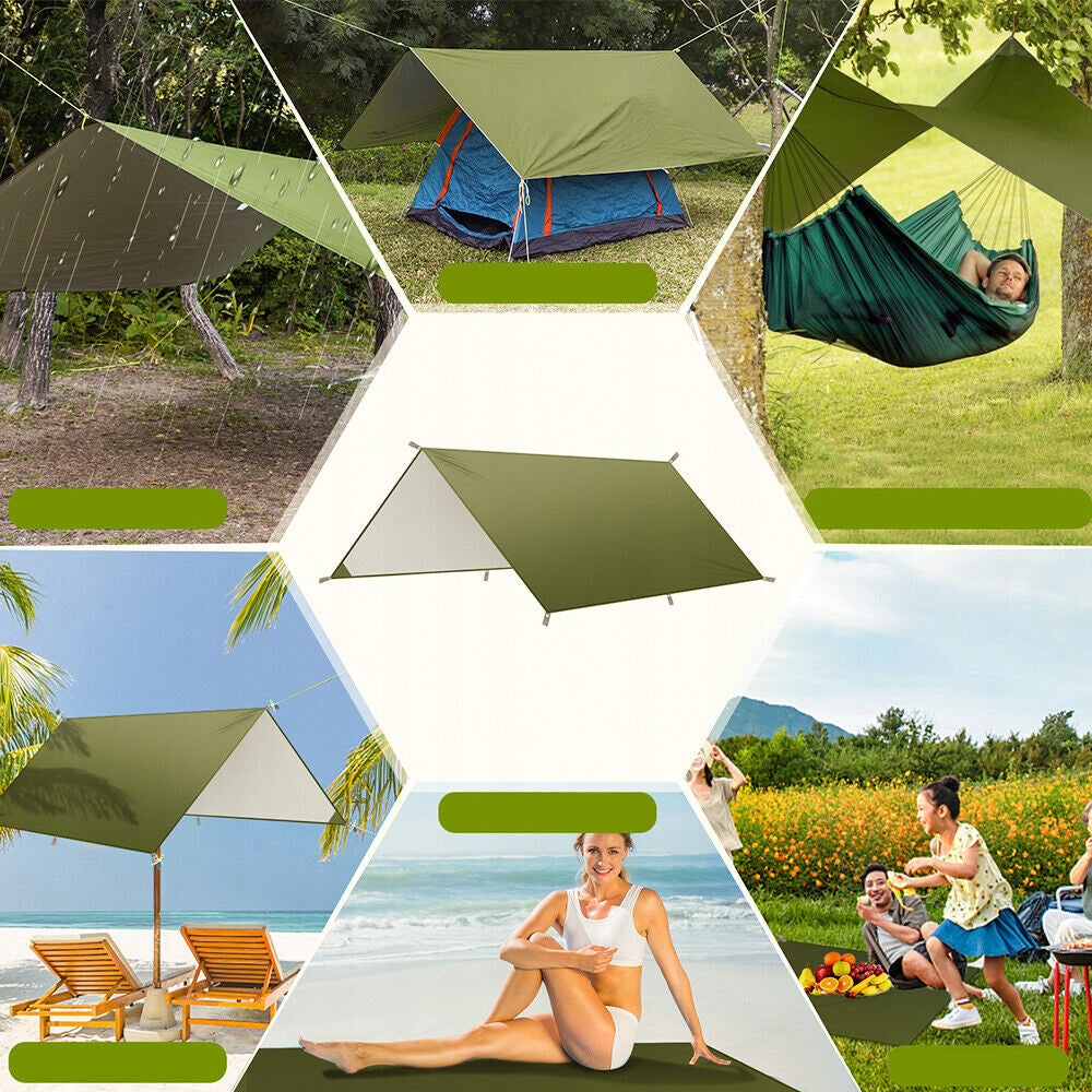 CAMPING TENT TARPAULIN, WATERPROOF FLOOR TARPAULIN, FOLDABLE Manufacturer code Plandeka Namiotowa