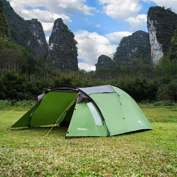 CAMPING TENT TOURIST TREKKER III NILS CAMP NC6312 390X210X130CM Waterproofness 3000 mm