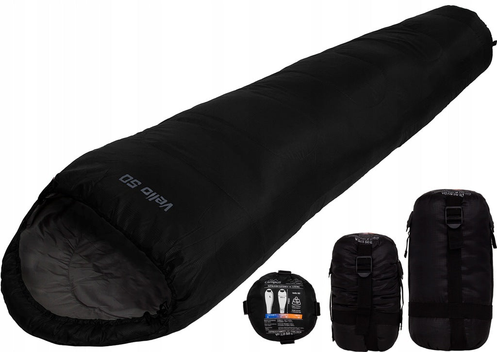 CAMPUS LIGHTWEIGHT SLEEPING BAG VELLO 50 MUMMY - 0.68kg - R