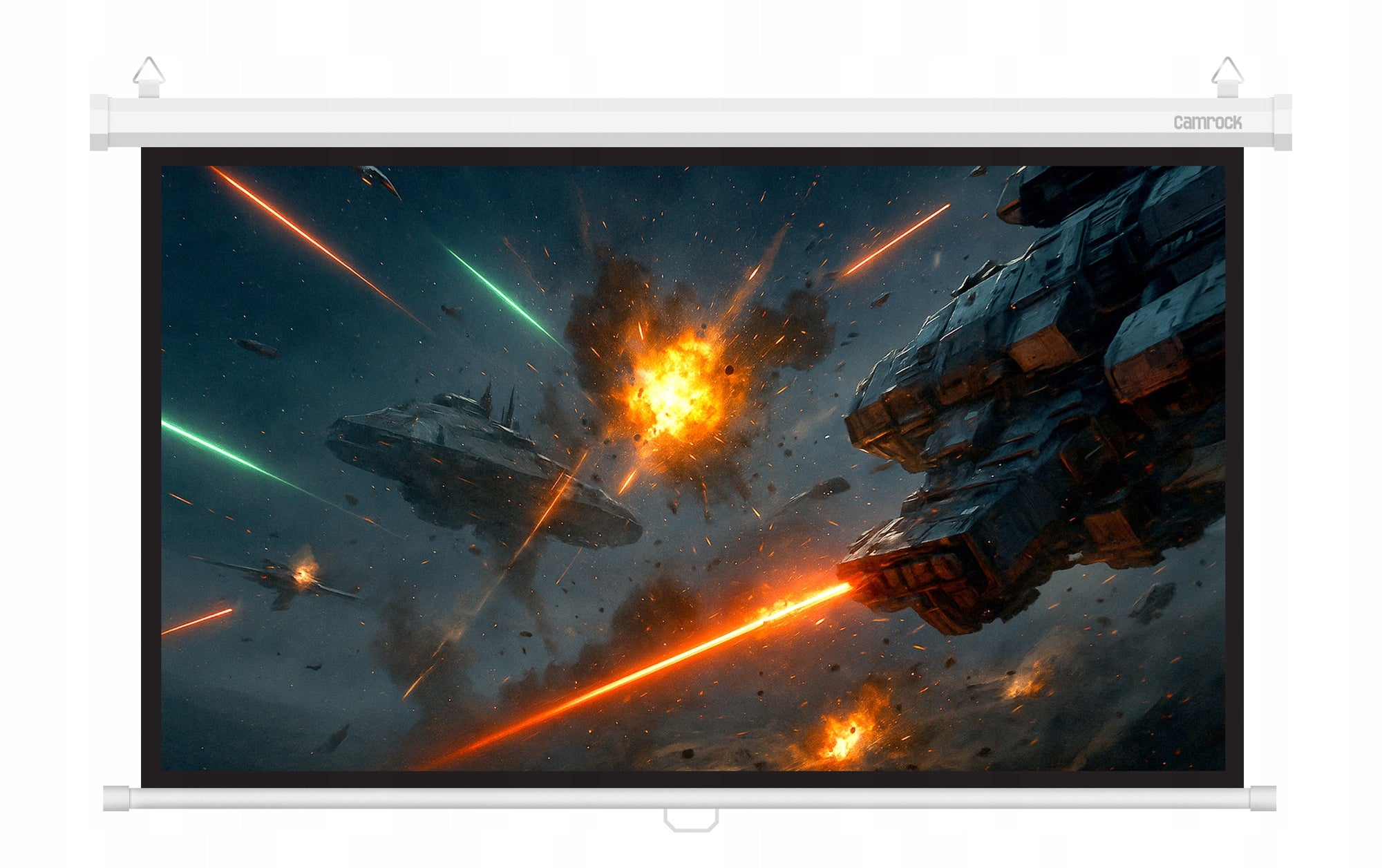CAMROCK MATTE PROJECTION SCREEN 60 INCHES FOR PROJECTOR WHITE 16:9 Manufacturer code CR5398